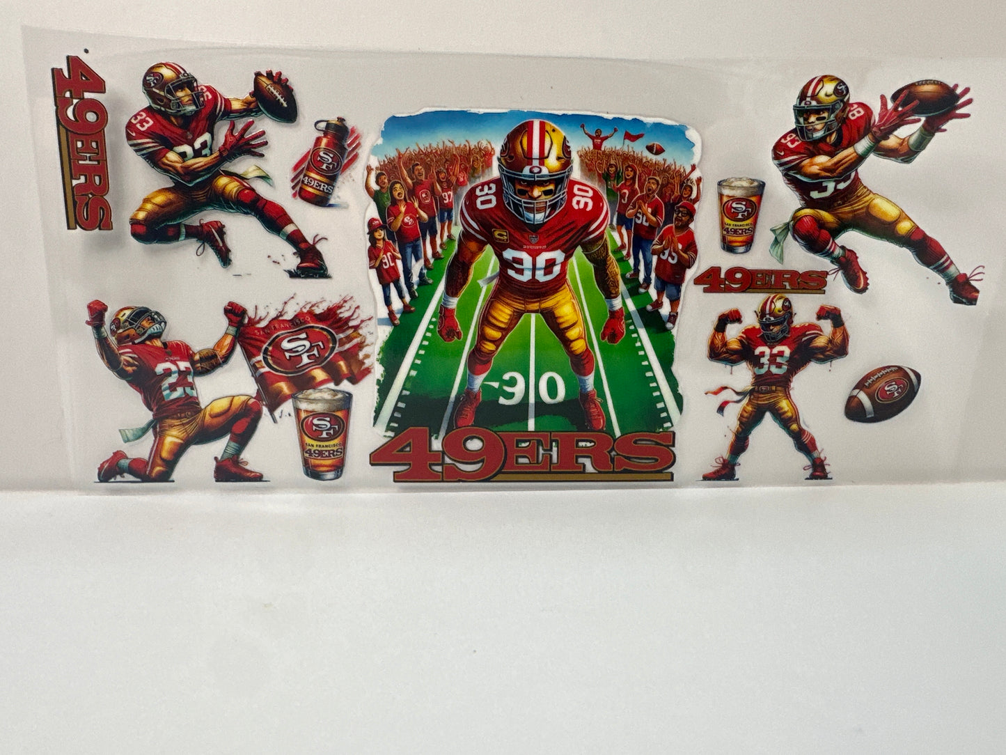 F910 NFL football 49ers
