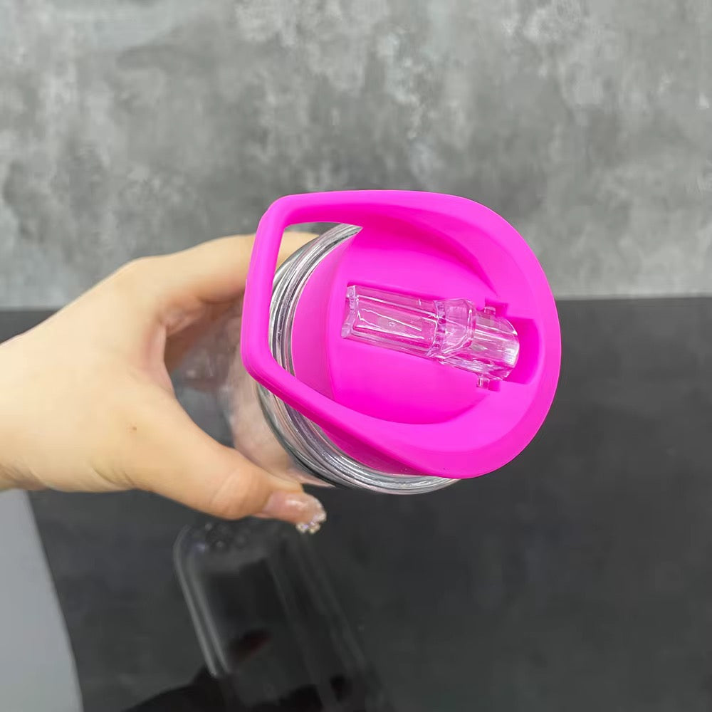 15oz Flip Top Snow Globe Tumbler
