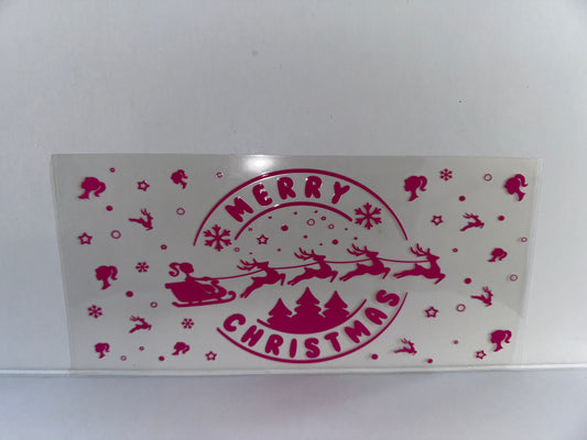 H81 Merry Christmas Pink