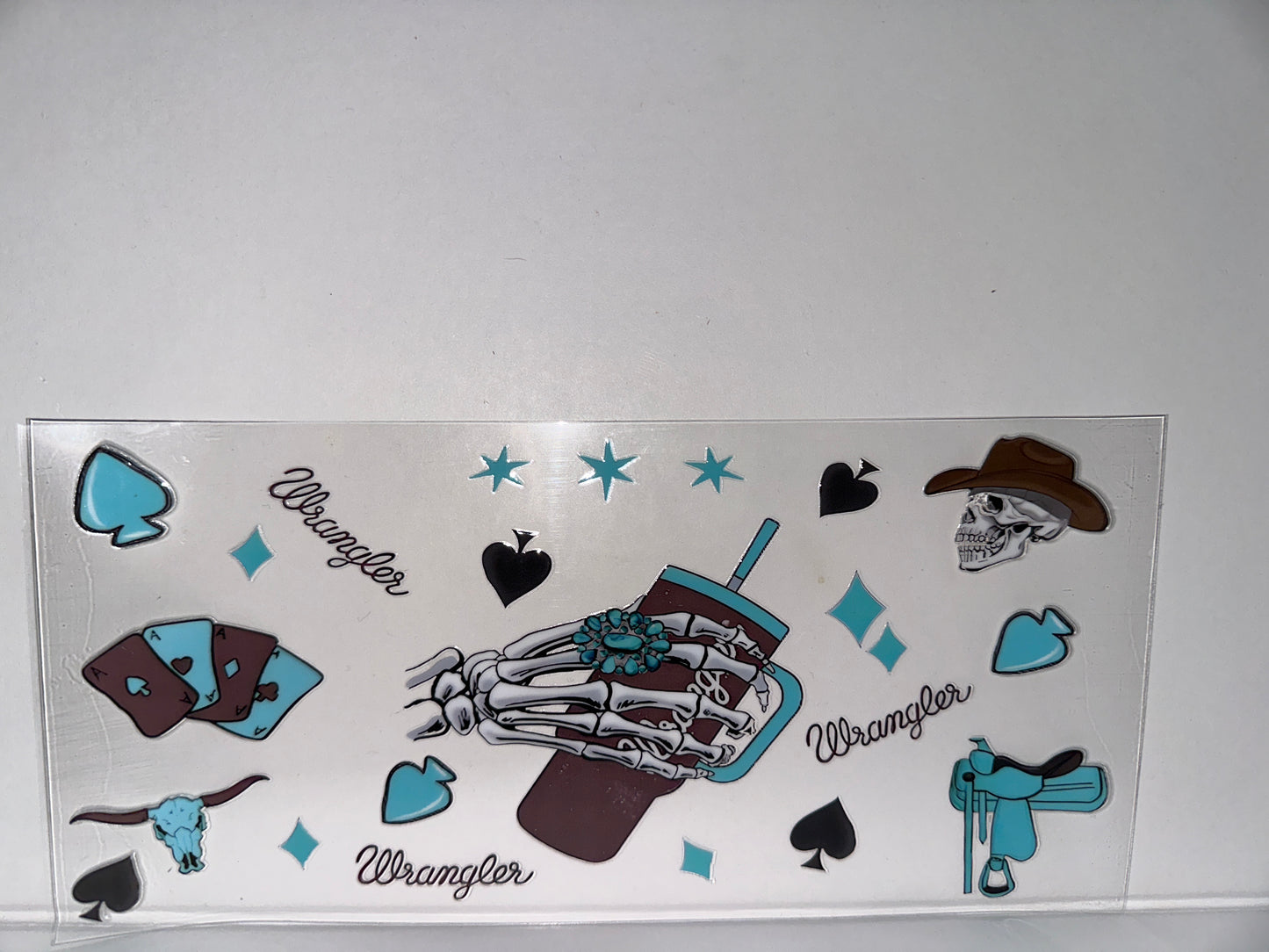 H22 wrangler coffee skull western