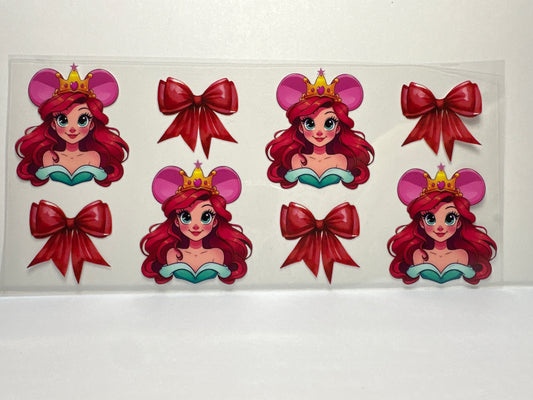 F17 Disney princess Ariel with bows
