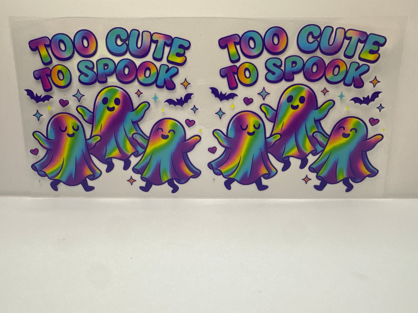 F816 too cute to spook ghosts Halloween