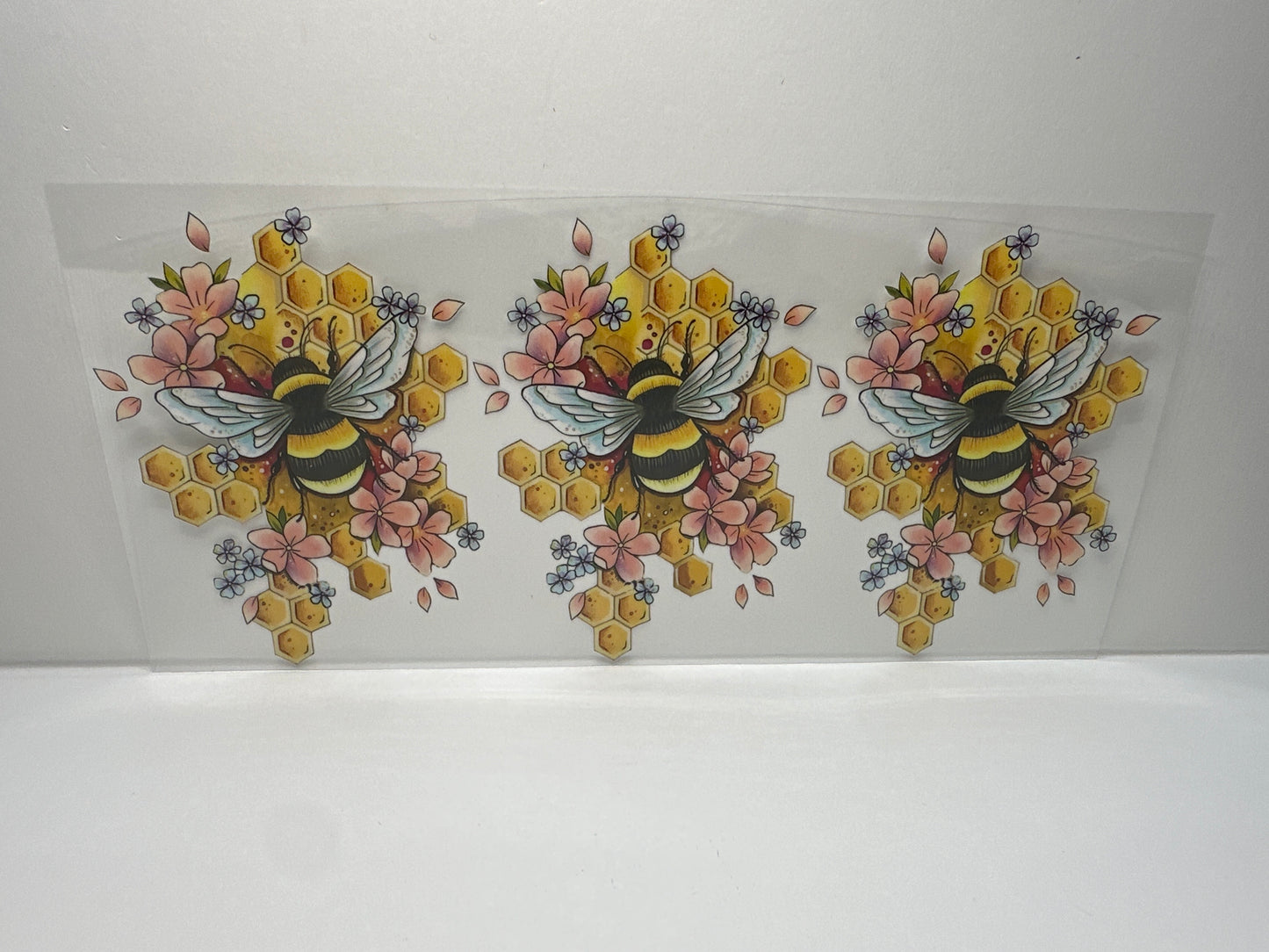 G383 ￼bee and honey comb