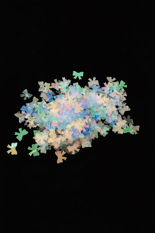 Translucent Bows Shaped Glitter | Luxy Customs – Shaped Glitter 8g | Luxy Customs