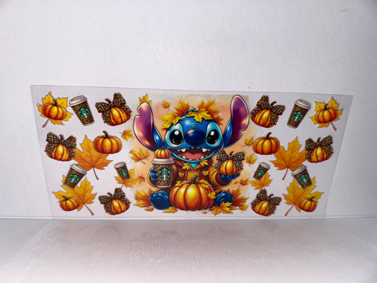 H2756 Pumpkin Starbucks Stitch Halloween/Fall