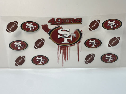 F551 NFL football 49ers