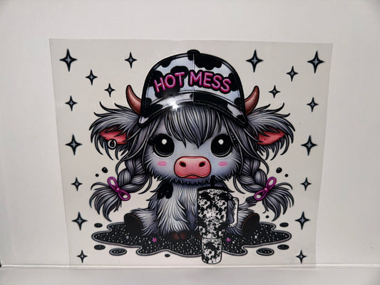 H784 Hot Mess Cow 24oz