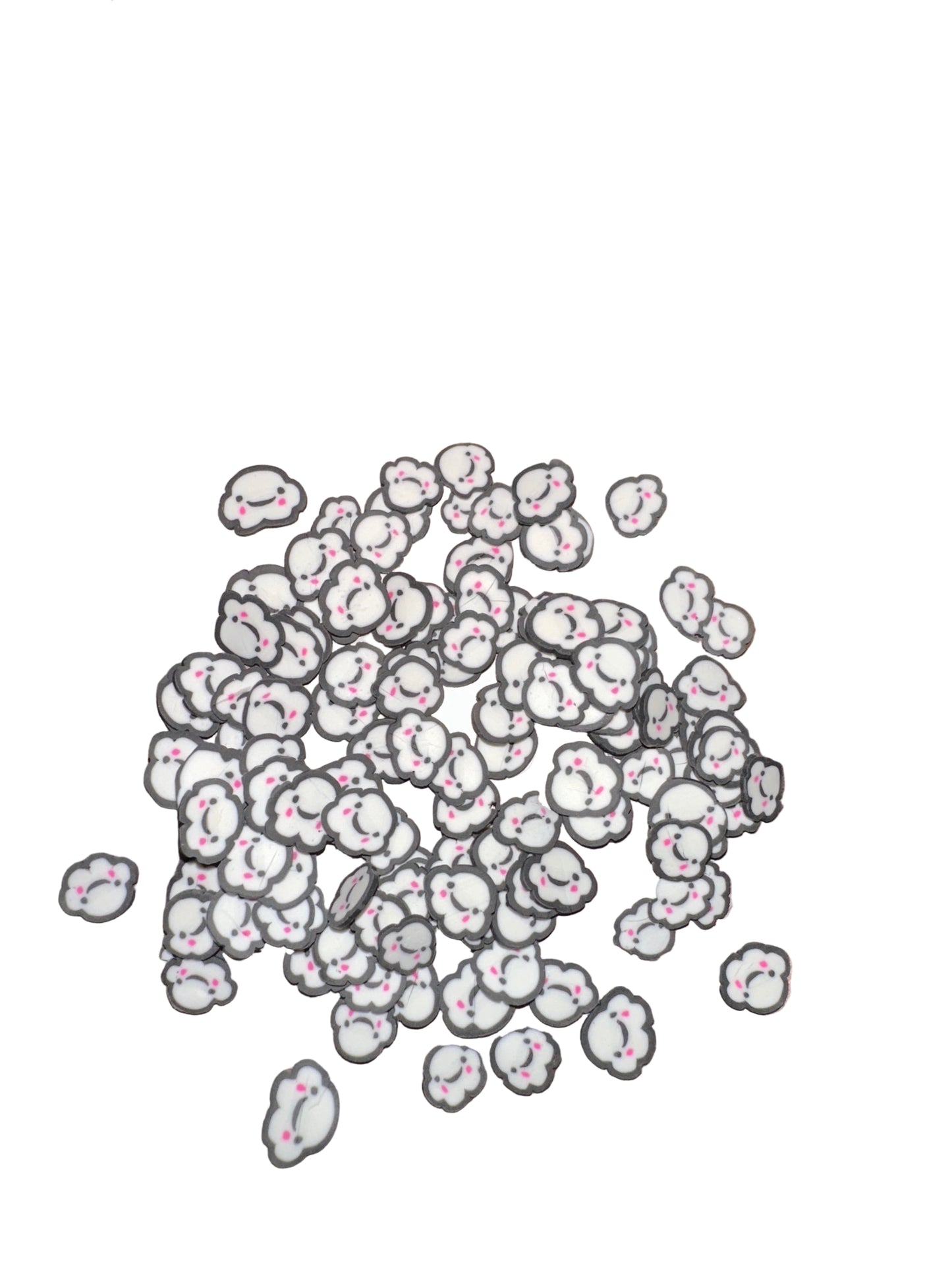 Black Cloud Clay Pieces