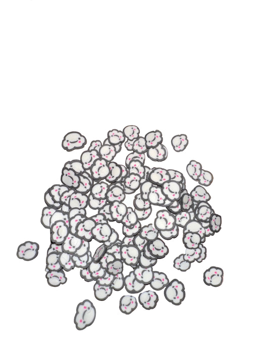 Black Cloud Clay Pieces