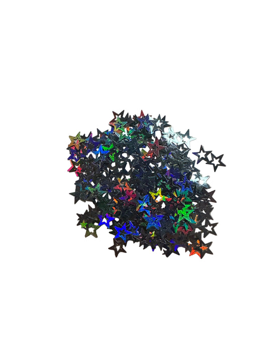 Black Star – Shaped Glitter 8g | Luxy Customs