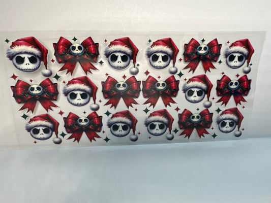 G217 jack the skeleton Christmas bows