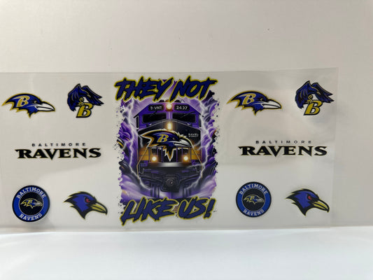 F515 NFL football Baltimore Ravens they not like us