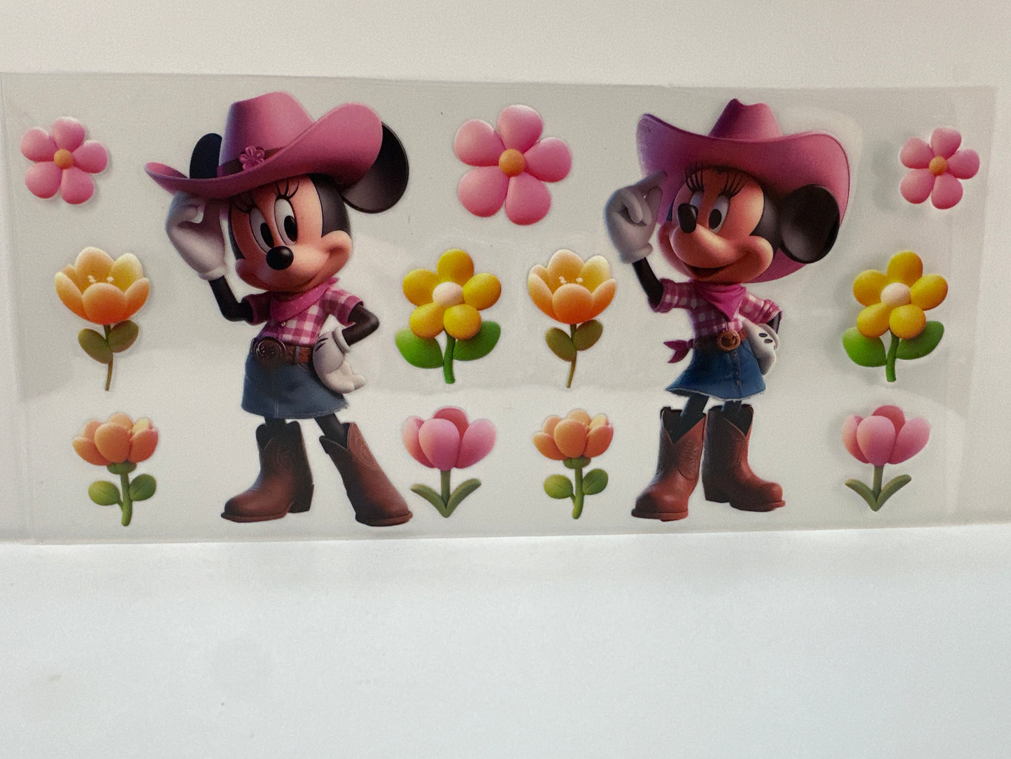 F978 western cowgirl, Minnie mouse Disney