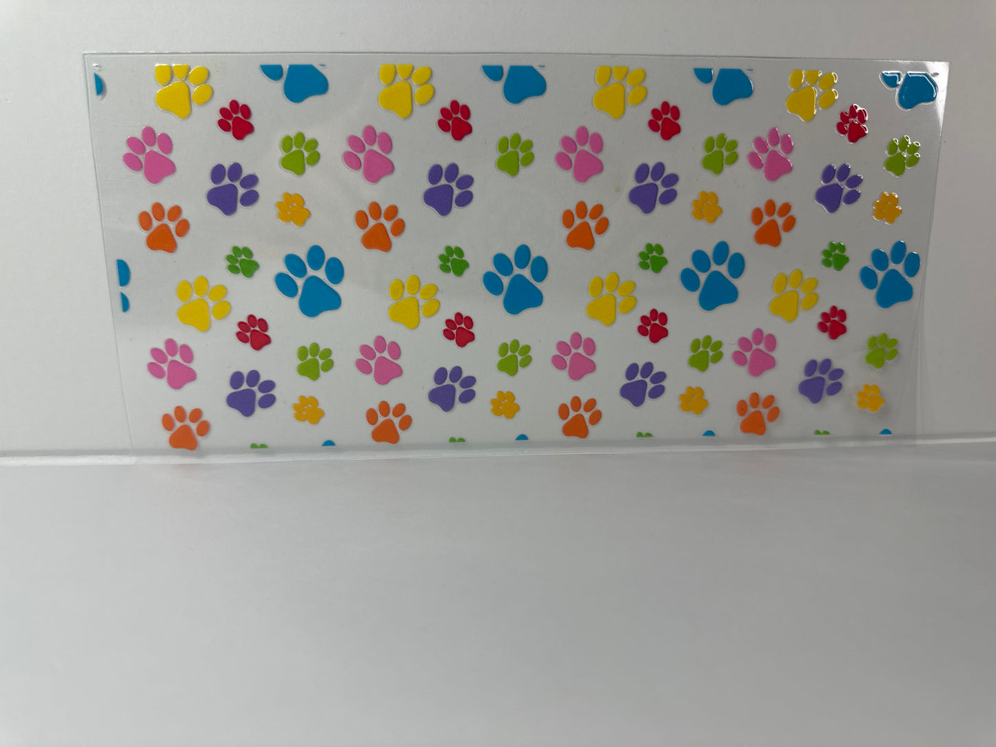 E92 colorful paw prints