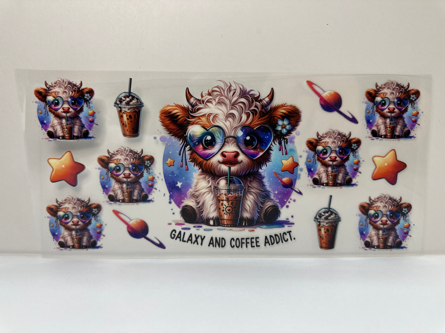 F425 galaxy and coffee addict cow