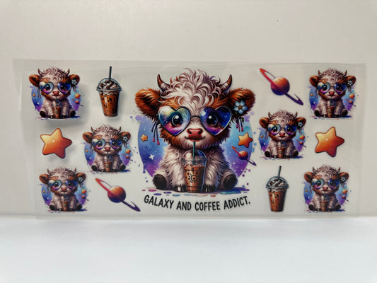 F425 galaxy and coffee addict cow