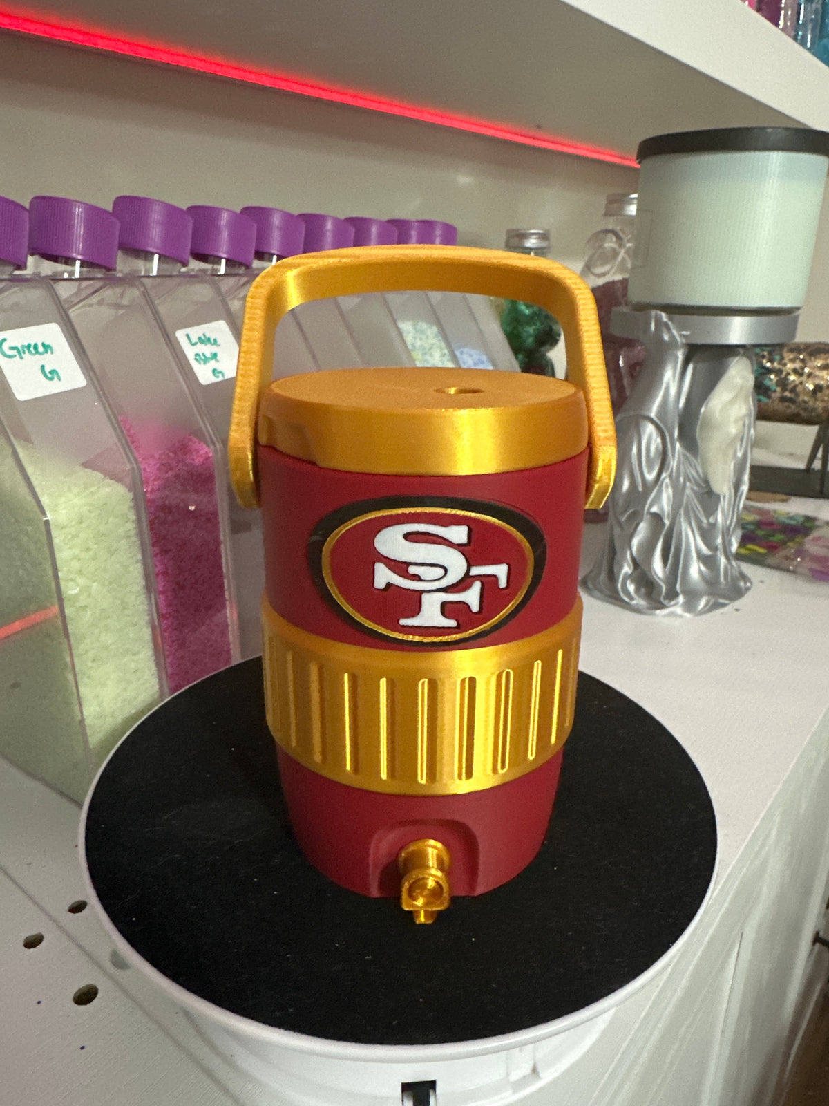 Can Cooler Koozie | Soda & Beer Can Holder with Handle & Spout