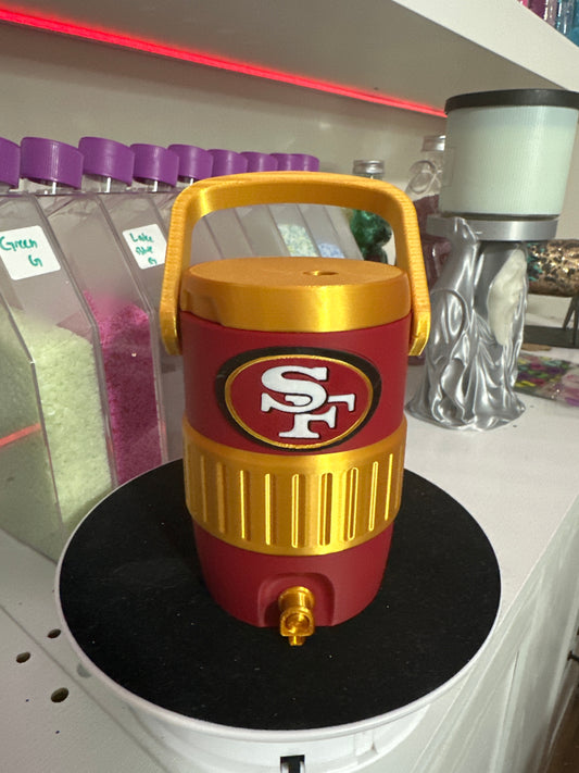 Can Cooler Koozie | Soda & Beer Can Holder with Handle & Spout