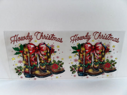 G1127  Howdy Christmas western