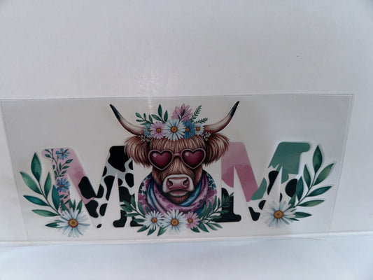 G1245 mom with cow and flowers