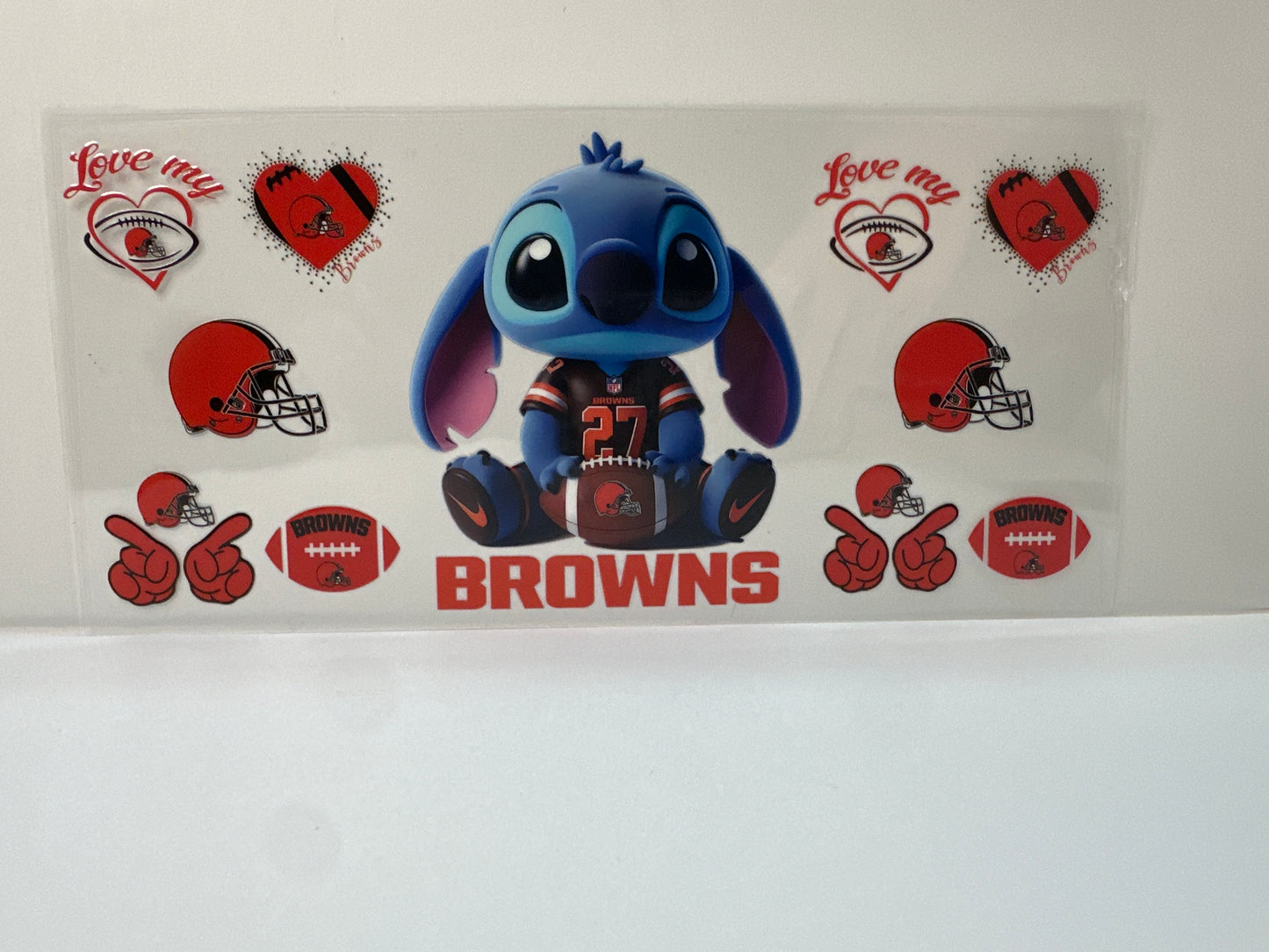 F469 NFL football Browns stitch
