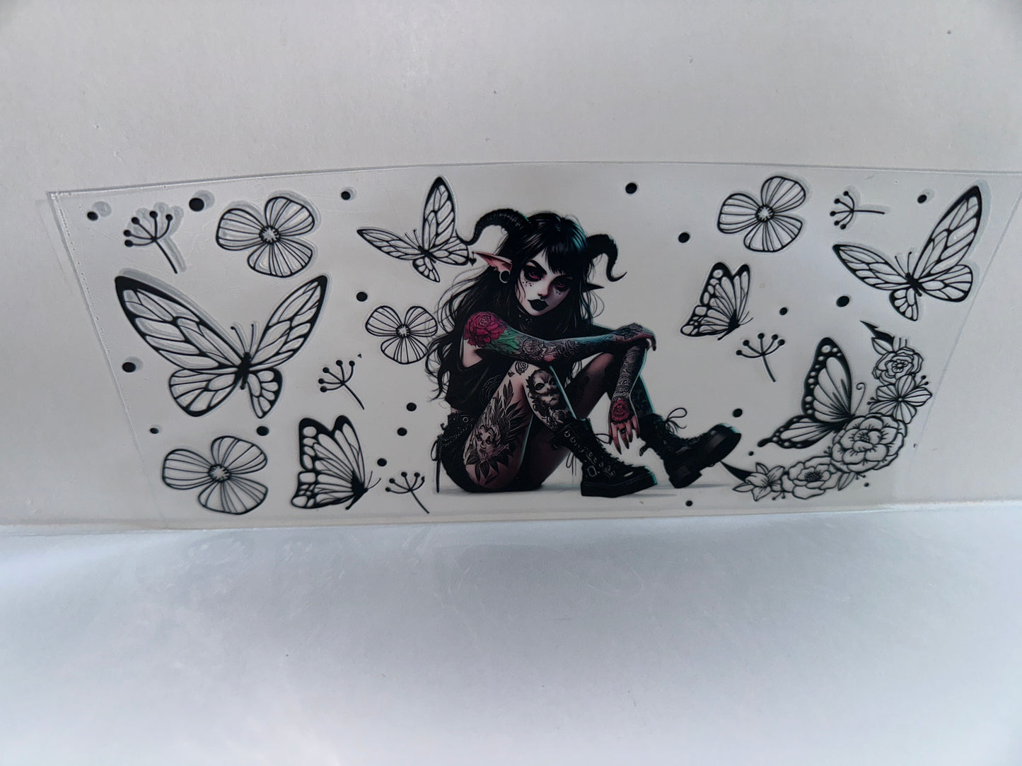 G1043 celestial witch with butterflies