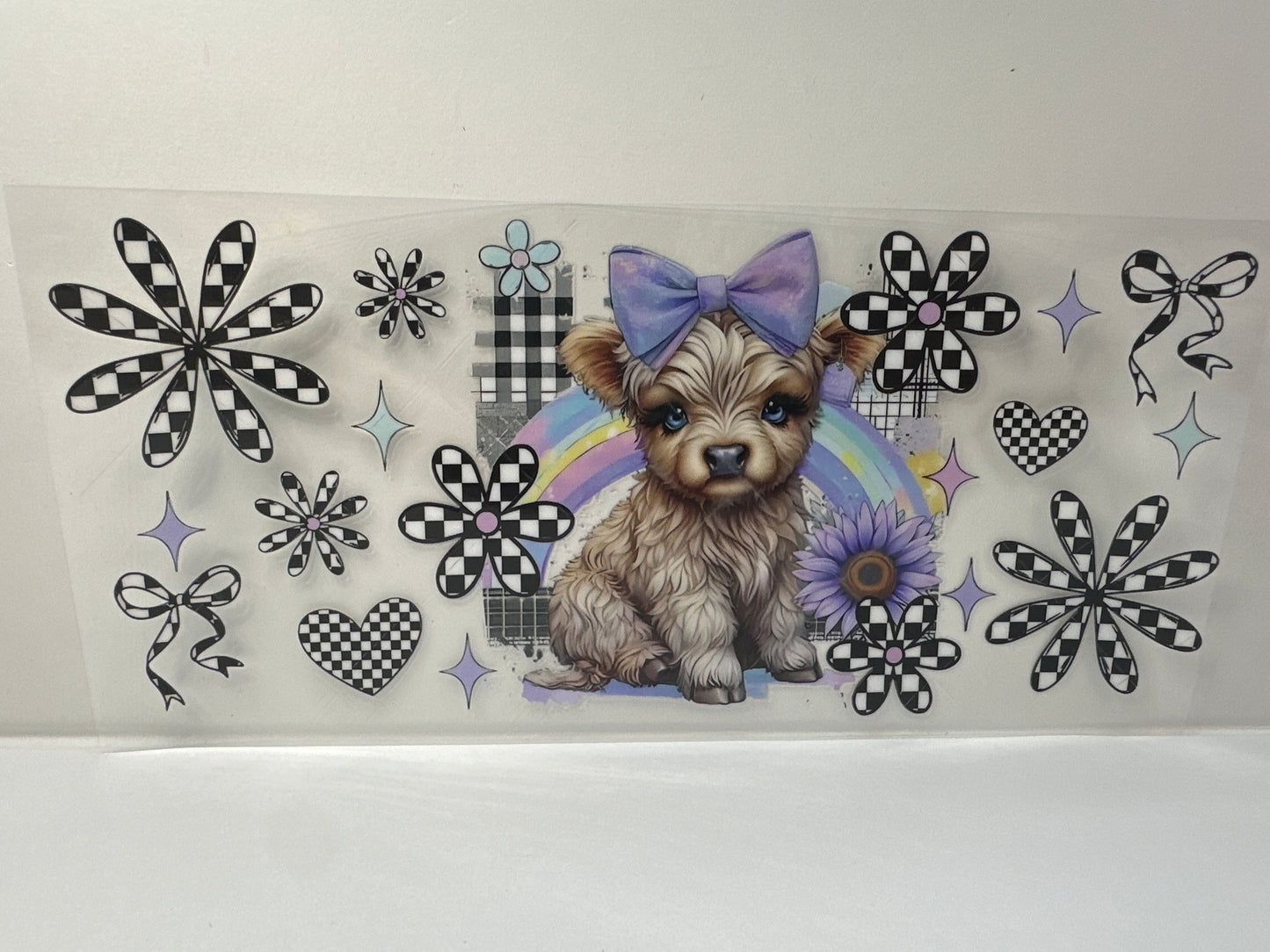 G502 cow with rainbow