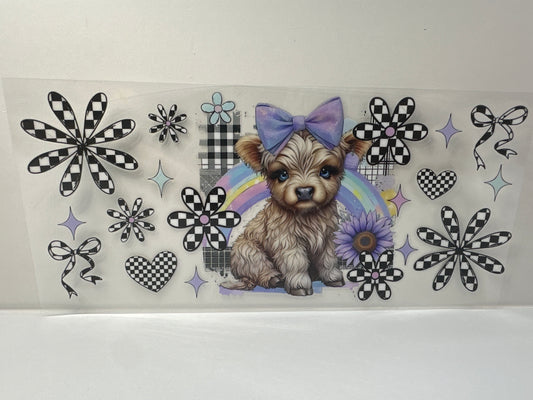 G502 cow with rainbow