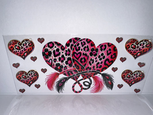 H1596 Animal Print Heart