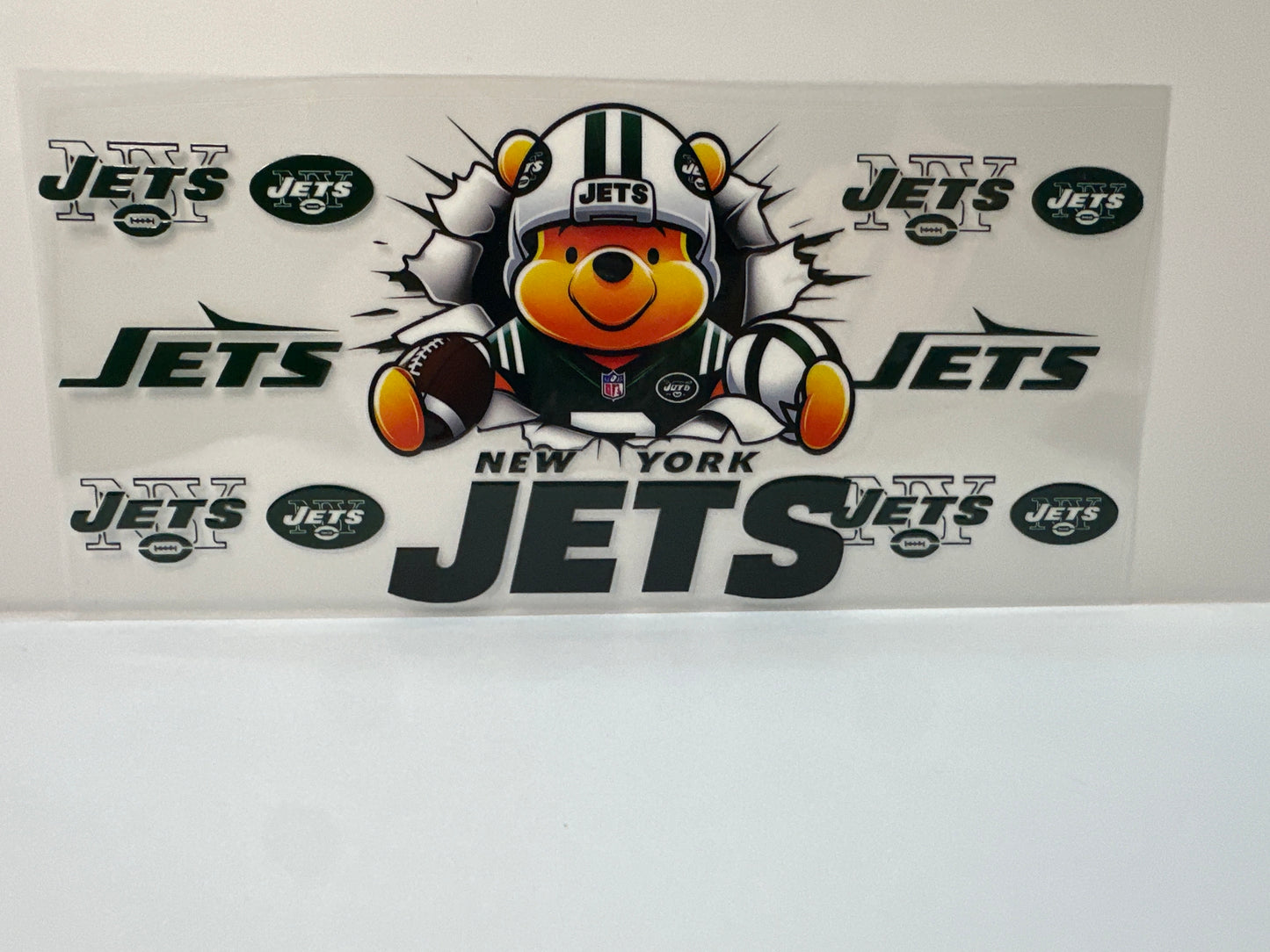 F506 NFL football Jets Winnie the Pooh