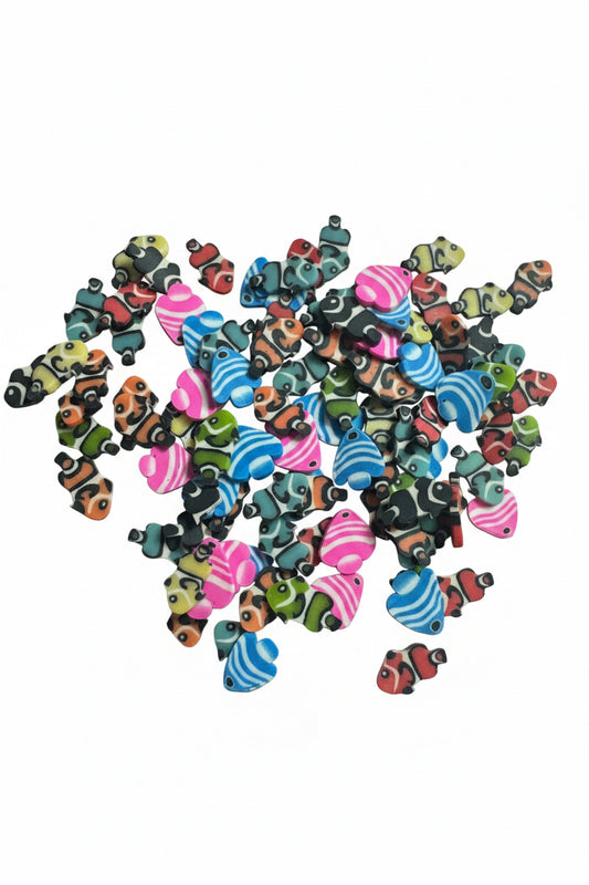 Mixed Fish Clay– Shaped Glitter 8g | Luxy Customs