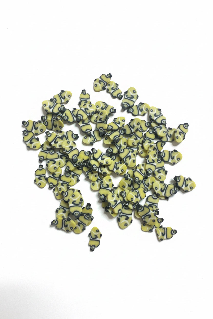 Yellow Nemo/Clown Fish Clay– Shaped Glitter 8g | Luxy Customs