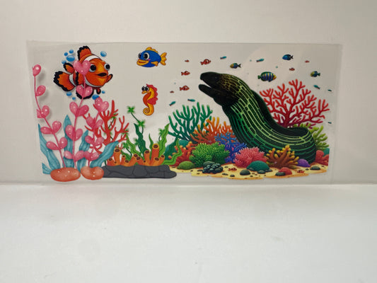 F823 Ocean, fining Nemo with a eel, Disney