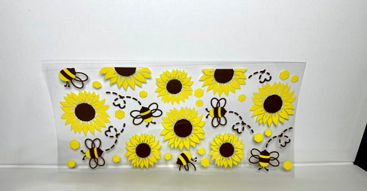 B130 Sunflowers and Bees