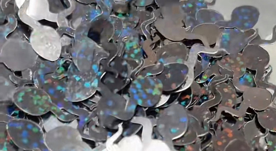 Tadpole/Sperm Swimmies – Shaped Glitter 8g | Luxy Customs