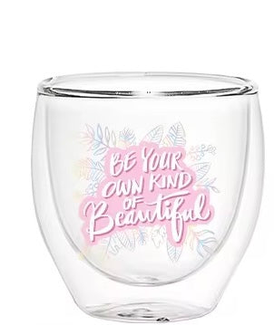 8oz Stemless Wine Snow Globe Cup