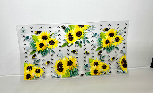 B126 Sunflowers with Bees