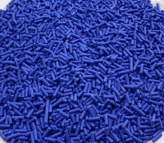 Dark Royal Blue Sprinkle Clay Pieces