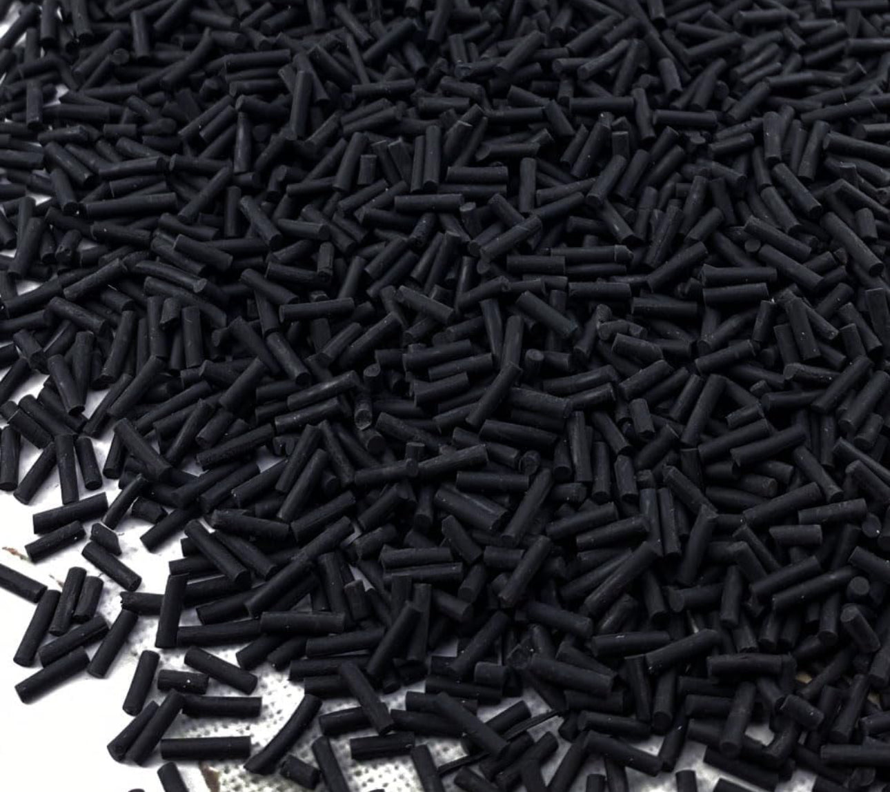 Black Sprinkle Clay Pieces