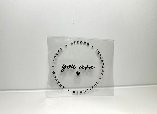 B5 You are enough