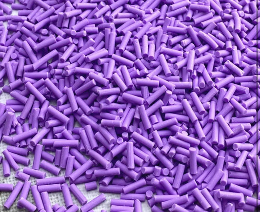 Purple Sprinkle Clay Pieces