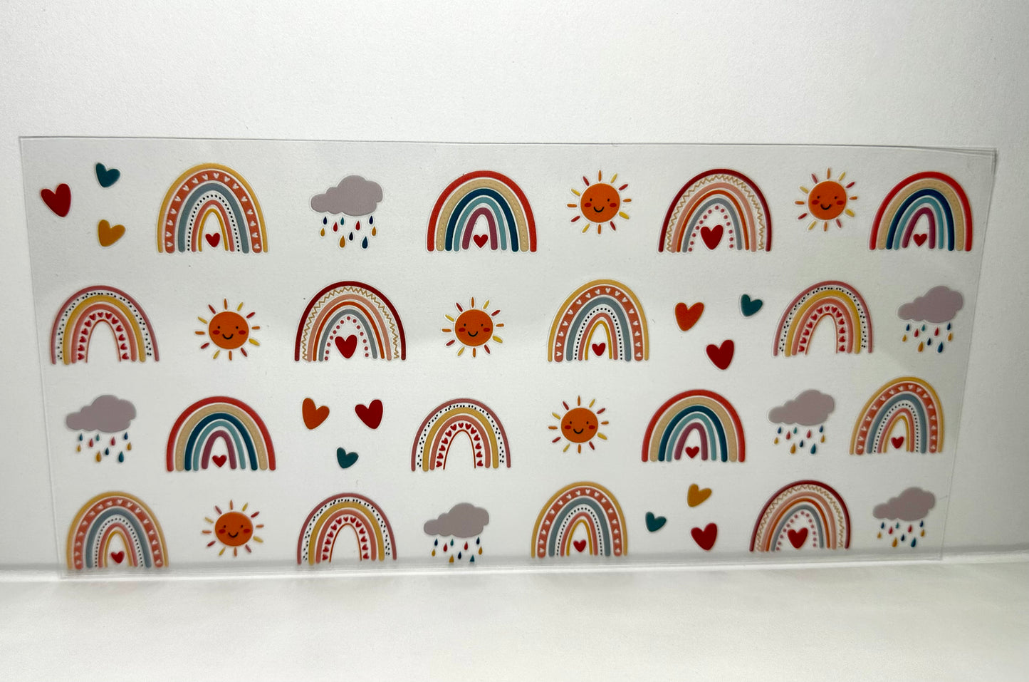 8A-2772 rainbow sunshine and hearts