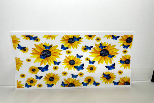 B113 Sunflowers and Butterflies