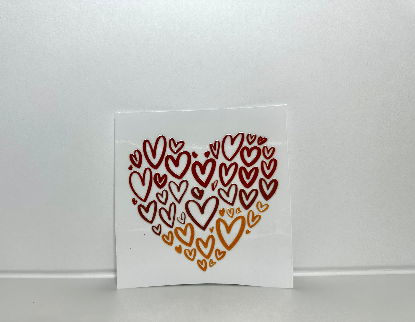 B118 Neutral Colored Hearts