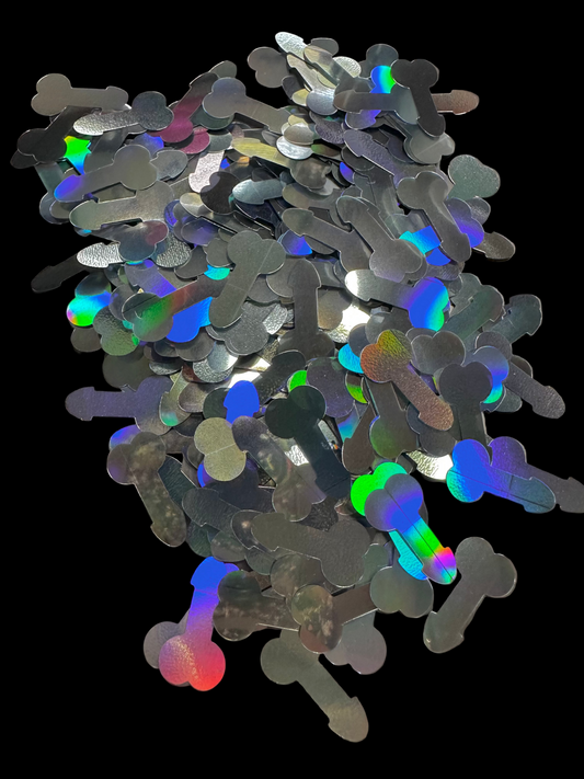 Silver Little Richards Shaped Glitter