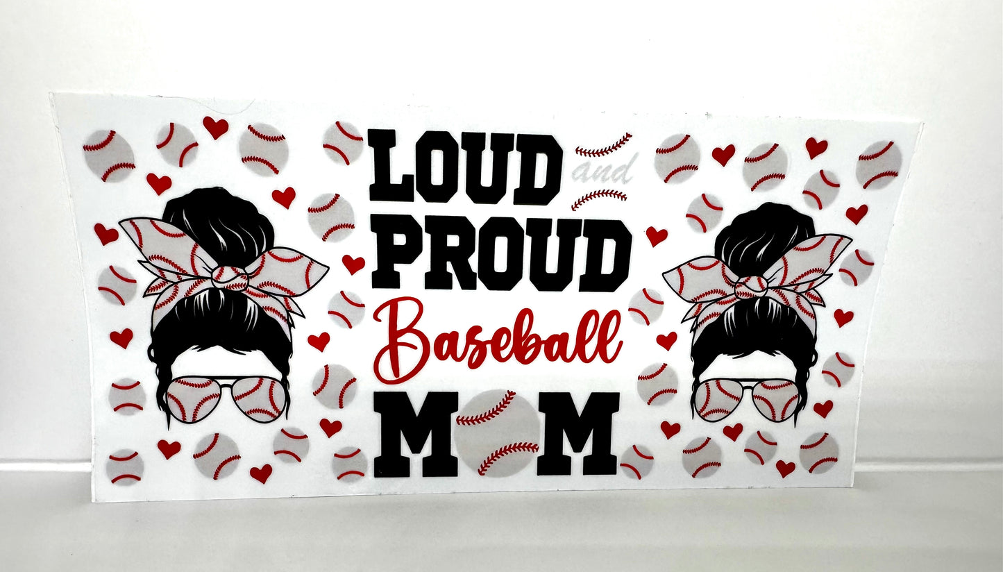 B165 Loud and Proud Baseball Mom