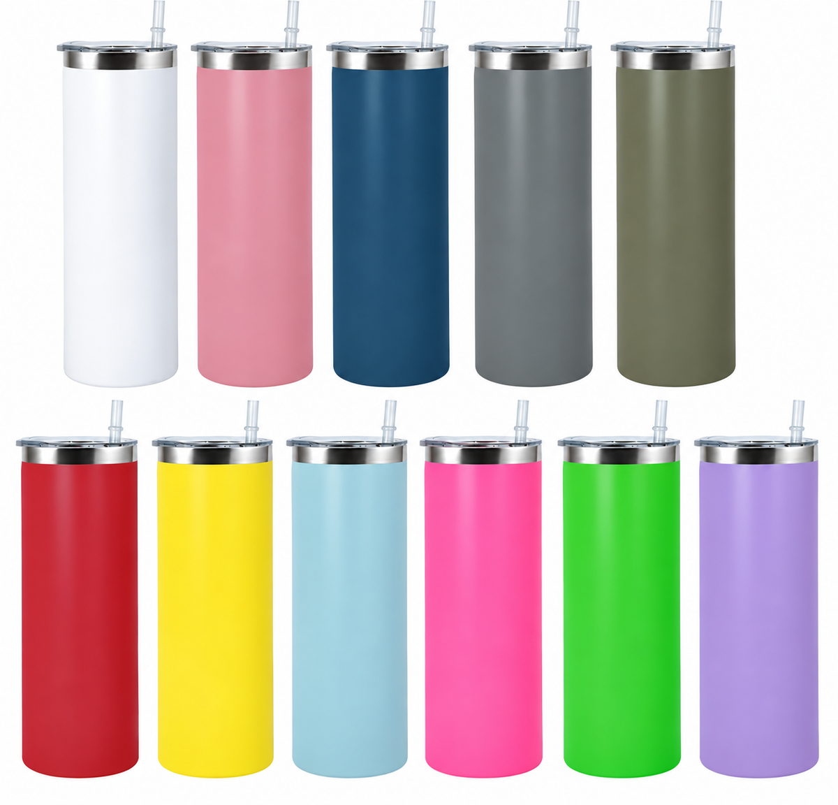 20oz Personalized Silver Engraved Tumbler | Custom Laser Engraved Cup