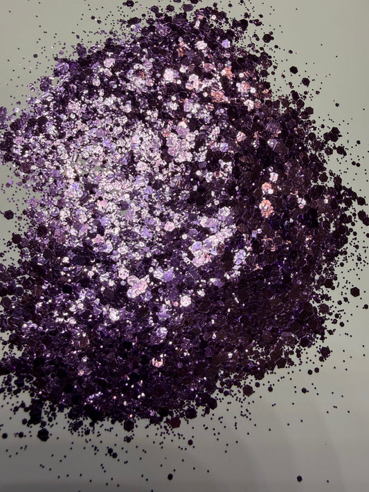 Suga Plum | Chunky Glitter Mix | 2oz