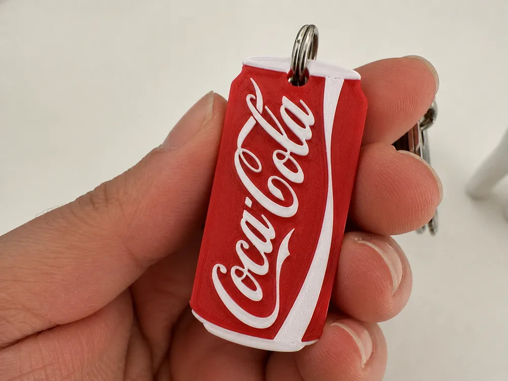 Soda-Inspired Can Opener / Nail Saver Keychain