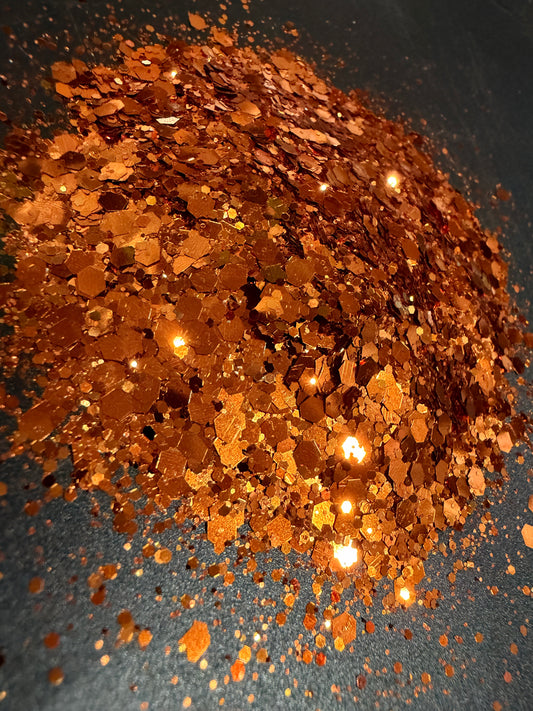 Copper Tone | Chunky Glitter | 2oz